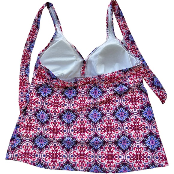 Catalina HalterTankini Swim Top Pink Size M 8-10 - Picture 7 of 11